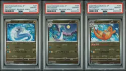 PSA 10 Dratini Dragonair Dragonite Master Ball Holo Sequential Pokemon 151 SV2a - Image 1