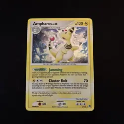 Pokemon Ampharos Holo 1/132 Secret Wonders Holo Bleed NM - Image 1