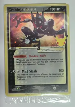 POKEMON TCG GRENINJA PROMO SWSH144 SWIRL ON TOP - SEALED - Image 1