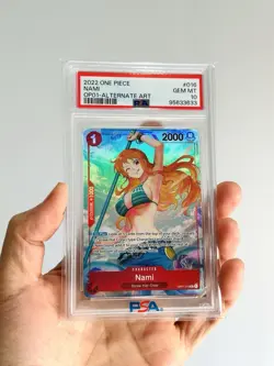 2022 ONE PIECE ROMANCE DAWN PRE-ERRATA OP01-016 NAMI PSA 10 ALPHA - Image 1