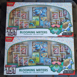 Pokemon TCG 151 Blooming Waters Premium Collection Sealed X2 - Image 1
