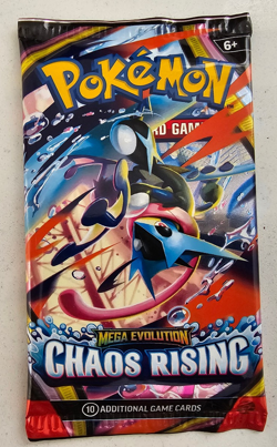 1x Chaos Rising Booster Pack (contains 10 cards) - sealed - Pokemon TCG - Image 1