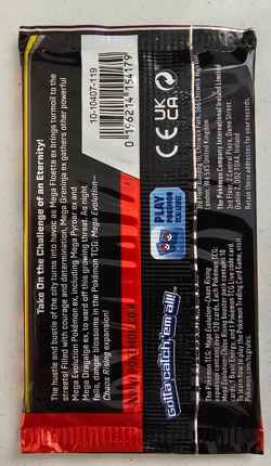 1x Chaos Rising Booster Pack (contains 10 cards) - sealed - Pokemon TCG - Image 2