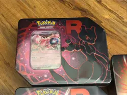 Pokemon TCG Destined Rivals Team Rocket Tin Set of 3 New/Sealed 🔥🔥Full Set! - Image 2