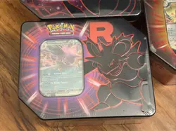 Pokemon TCG Destined Rivals Team Rocket Tin Set of 3 New/Sealed 🔥🔥Full Set! - Image 3