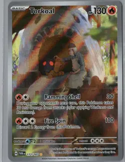 Torkoal 172/167 Illustration Rare Twilight Masquerade Pokemon Near Mint - Image 1