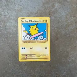 Surfing Pikachu 111/108 Secret Rare Evolutions Pokemon Near Mint - Image 1