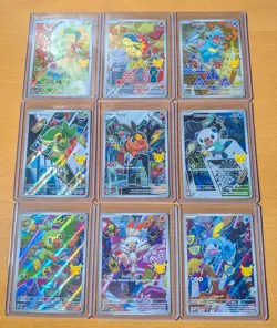 Pokemon First Partner Illustration Collection Series 2 Complete Set 9 Cards - Image 1