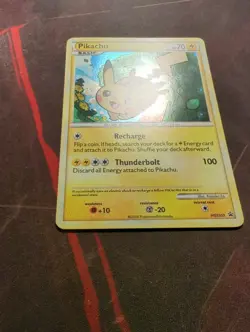 Pokemon Pikachu HGSS03 2010 Holo Promo Basic Card 70HP English - Image 2