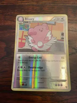 Blissey 36/123 Reverse Holo Pokemon — HeartGold & SoulSilver 2010 — Near Mint - Image 1