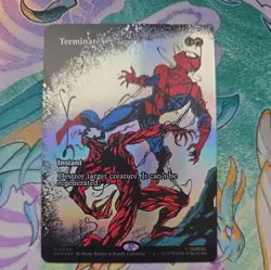 MTG: Terminate (Boderless Foil) - Marvel Universe - NM - Image 1