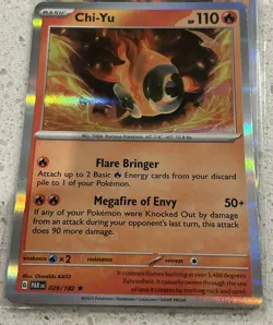 Chi- Yu - 029/182 - Holo Rare - Paradox Rift - NM/M Pokemon Card - Image 1