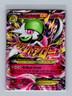 M Gardevoir EX 106/160 Holo EX Rare Primal Clash Pokemon Damaged - Image 1