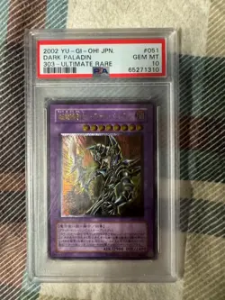 2002 Yugioh Dark Paladin 303 - Ultimate Rare PSA 10 - Image 1