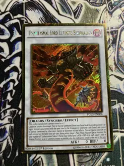 Phantasmal Lord Ultimitl Bishbaalkin - PGL3-EN006 - Gold Rare - 1st Edition - LP - Image 1