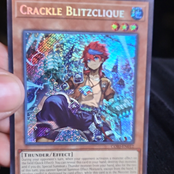 Konami Yu-Gi-Oh! Crackle Blitzclique CORI-EN012 Secret Rare Holo Effect 1st Ed - Image 1