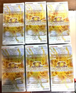 6 Box Yu-Gi-Oh! LIMIT OVER COLLECTION THE RIVALS With shrink - Image 1