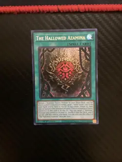 Yu-Gi-Oh 2025 Mega-Pack The Hallowed Azamina MP25-EN112 Prismatic Secret Rare NM - Image 1