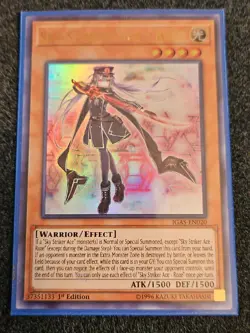 Yugioh: Sky Stiker Ace - Roze - Ultra Rare - 1st - NM - IGAS-EN020 - Image 1