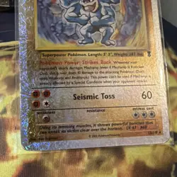 Pokemon Legendary Collection Reverse Holo Machamp 15/110. MP-HP 2002 - Image 4