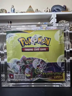 Evolving Skies Booster Box Factory Sealed Pokemon Sword Shield TCG - Image 1