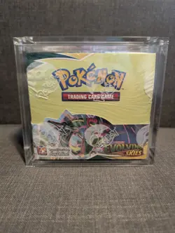 Pokemon TCG Sword and Shield Evolving Skies Booster Box SEALED + Case - Image 1
