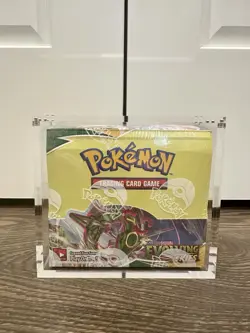 Pokemon TCG Sword & Shield Evolving Skies Booster Box SEALED NEW W/ Acrylic Case - Image 1