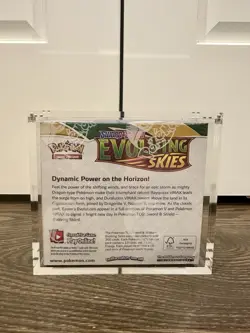 Pokemon TCG Sword & Shield Evolving Skies Booster Box SEALED NEW W/ Acrylic Case - Image 2