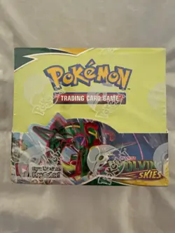 Pokemon TCG Sword &Shield Evolving Skies Booster Box FACTORY SEALED ACRYLIC CASE - Image 2