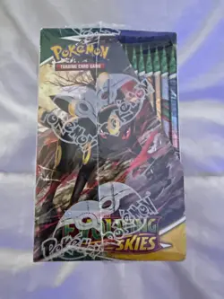 Pokemon TCG Sword &Shield Evolving Skies Booster Box FACTORY SEALED ACRYLIC CASE - Image 5