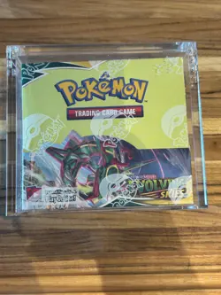 POKEMON SWORD & SHIELD TCG EVOLVING SKIES BOOSTER BOX SEALED W ACRYLIC CASE - Image 1