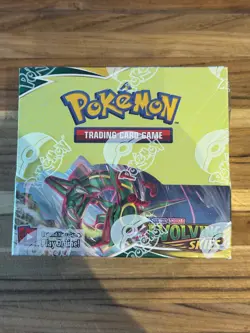 POKEMON SWORD & SHIELD TCG EVOLVING SKIES BOOSTER BOX SEALED W ACRYLIC CASE - Image 2