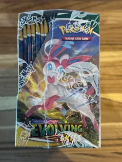 POKEMON SWORD & SHIELD TCG EVOLVING SKIES BOOSTER BOX SEALED W ACRYLIC CASE - Image 5