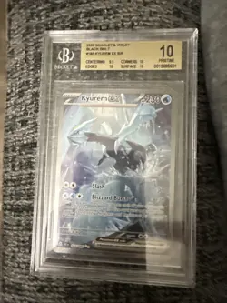 BGS 10 PRISTINE - 2025 Pokemon TCG Kyurem EX Black Bolt Sir 165/086 - Image 1
