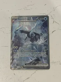 Pokemon TCG Black Bolt Kyurem EX Card 165/086 Sir - Image 1