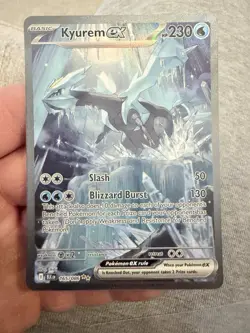 Pokemon TCG Black Bolt Kyurem EX Card 165/086 Sir - Image 1