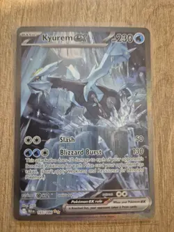 Pokemon TCG Black Bolt Kyurem EX Card 165/086 Sir - Image 1