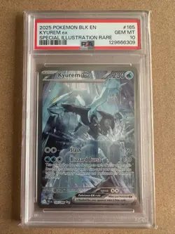 Pokemon TCG Kyurem ex 165/086 Sv: Black Bolt SIR Holo English PSA 10 - Image 1