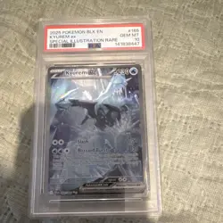 Pokemon TCG Sv: Black Bolt Kyurem ex 165/086 SIR Holo PSA 10 English 2025 - Image 1