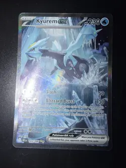 Pokemon TCG Kyurem EX Card 165/086 Sir Scarlet Violet Black Bolt - Image 1