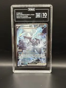 Pokemon TCG Kyurem EX Card 165/086 Sir Scarlet Violet Black Bolt TAG 10 Not PSA - Image 1