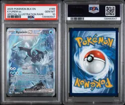 Pokemon TCG Kyurem ex Sv: Black Bolt SIR Holo 165/086 EN 2025 PSA 10 - Image 3