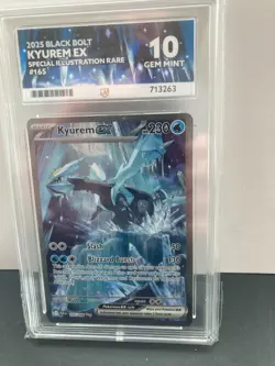 Pokemon TCG Kyurem EX Card 165/086 Sir Scarlet Violet Black Bolt ACE 10 - Image 1
