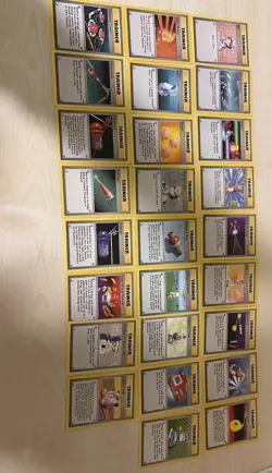 Pokemon Base Set Trainer Card Lot 1999 WOTC Pokemon Trader Oak Lass + - Image 2