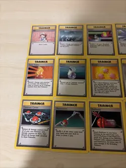Pokemon Base Set Trainer Card Lot 1999 WOTC Pokemon Trader Oak Lass + - Image 3