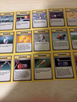 Pokemon Base Set Trainer Card Lot 1999 WOTC Pokemon Trader Oak Lass + - Image 4