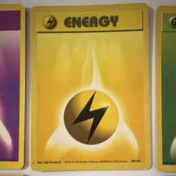 Wizards of the Coast Pokemon TCG Base Set 1999 Energy Cards Lot 6 English - Image 3