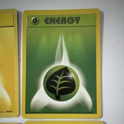 Wizards of the Coast Pokemon TCG Base Set 1999 Energy Cards Lot 6 English - Image 4