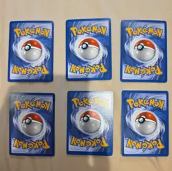 Nintendo Pokemon TCG Base Set 6 Basic Energy Card Lot 1999 English - Image 2