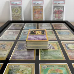 70 Card Vintage Pokemon Base Set Bundle Job Lot WOTC 1999 - Image 1